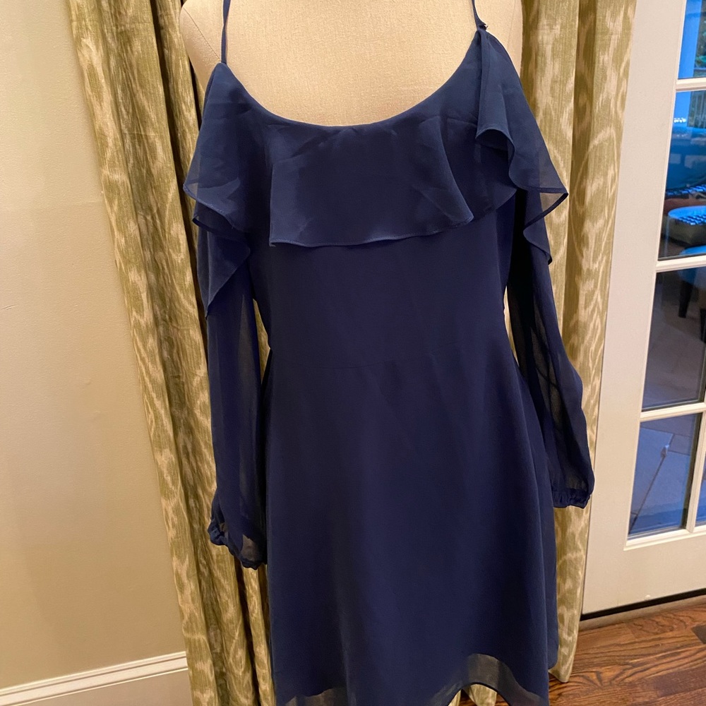Cupcakes and Cashmere Cold Shoulder Dress